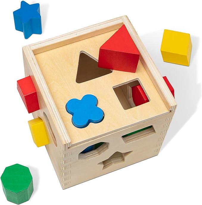 Classic Wooden Toy With 12 Shapes