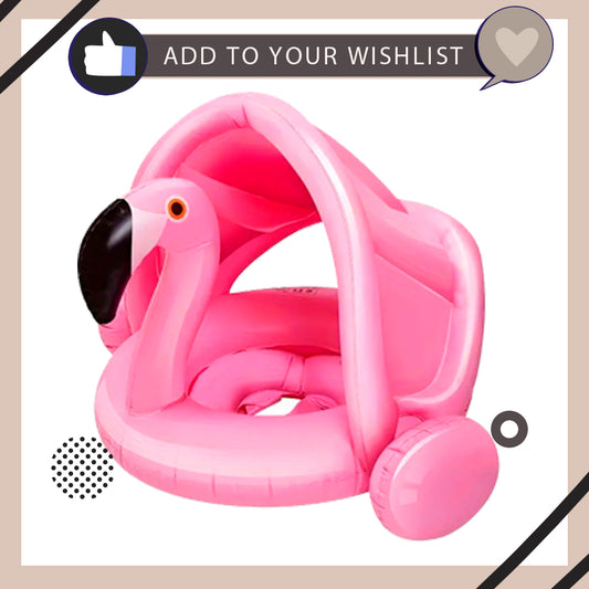 Flamingo Swimming Float With Seat